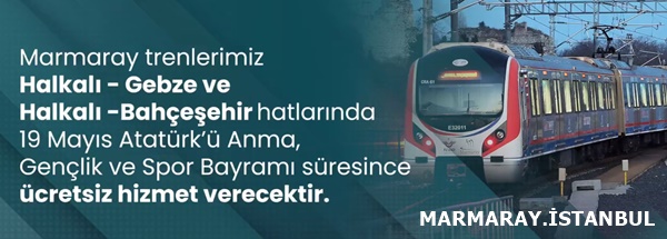 Marmaray Ücretsiz Olacak