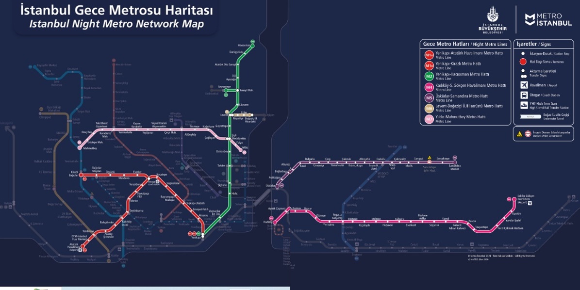 İstanbul Gece Metrosu